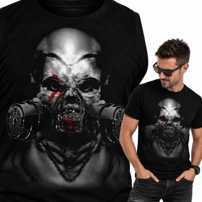 KOSZULKA HORROR GAS MASK